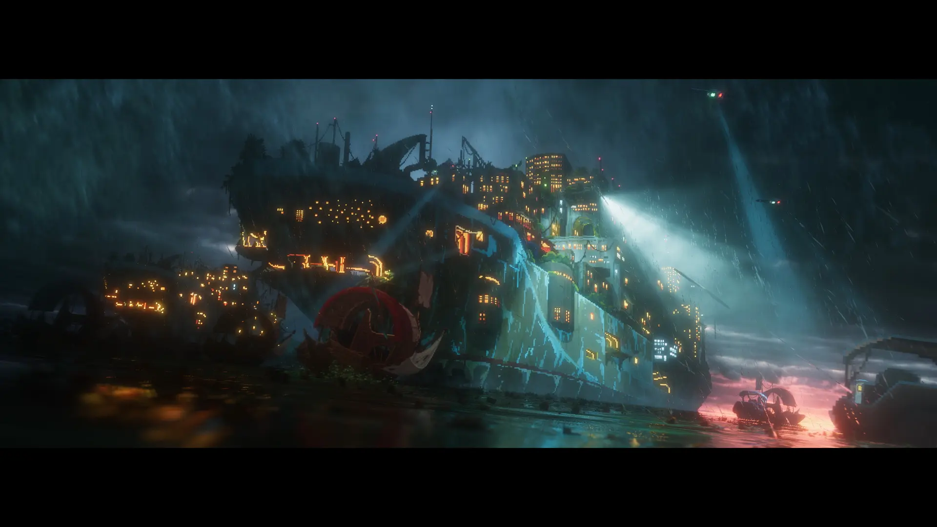 the last night cutscene