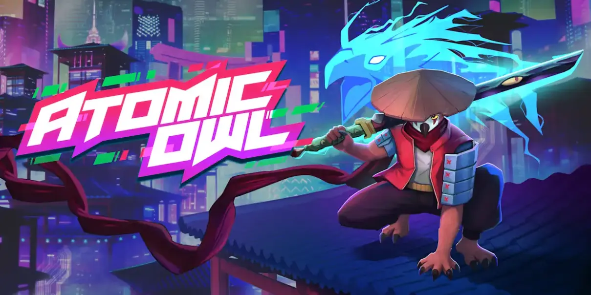 Cover di Atomic Owl, action platformer sviluppato da Monster Theater