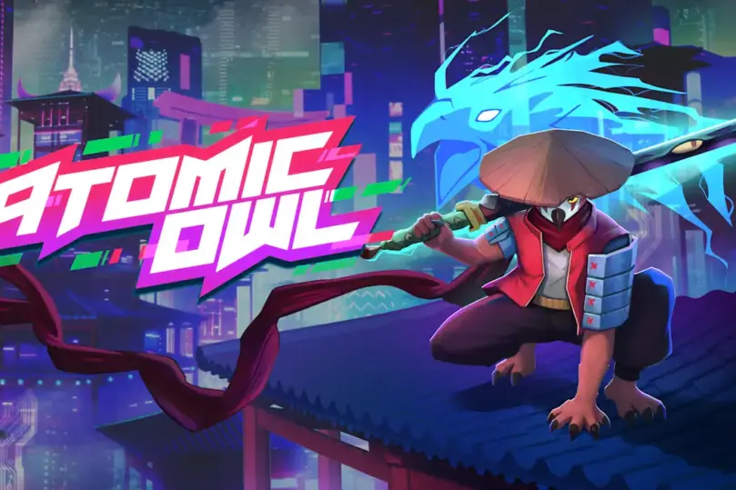 Cover di Atomic Owl, action platformer sviluppato da Monster Theater