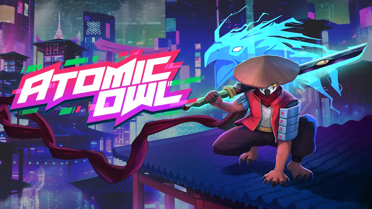 Cover di Atomic Owl, action platformer sviluppato da Monster Theater