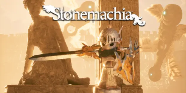 Cover di Stonemachia, soulslike italiano di Crossfall Games