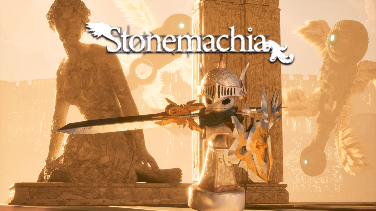 Cover di Stonemachia, soulslike italiano di Crossfall Games