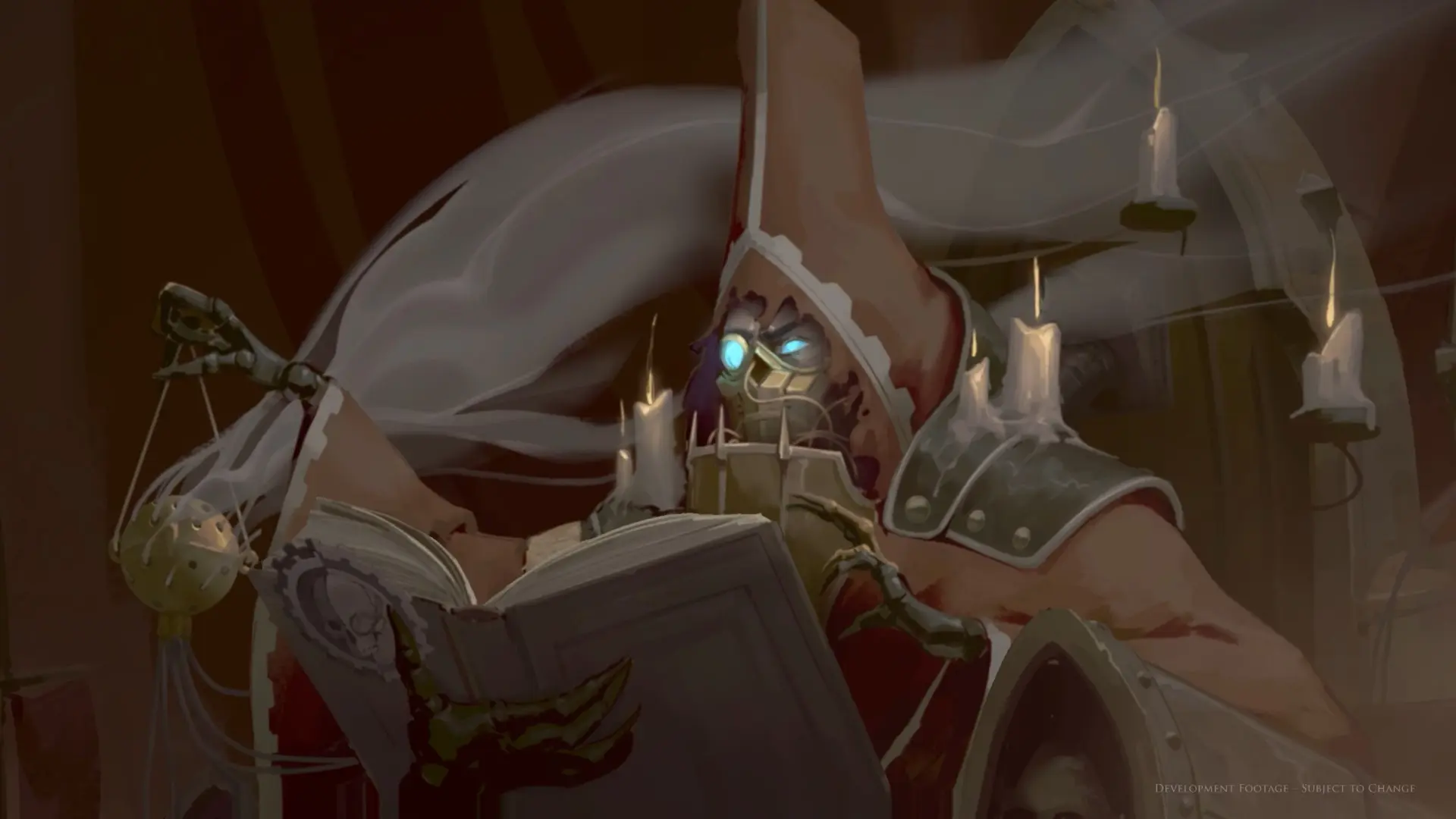 tech priest dominus carrying a censure from warhammer 40k mechanicus 2