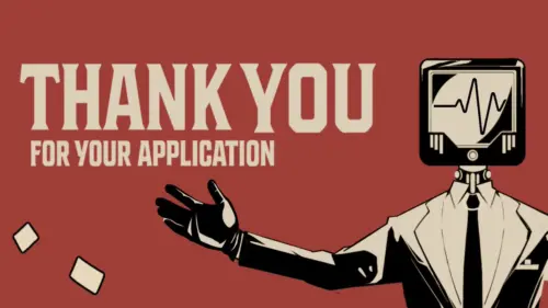 Cover di Thank You For Your Application, work simulator di IceLemonTea Studio