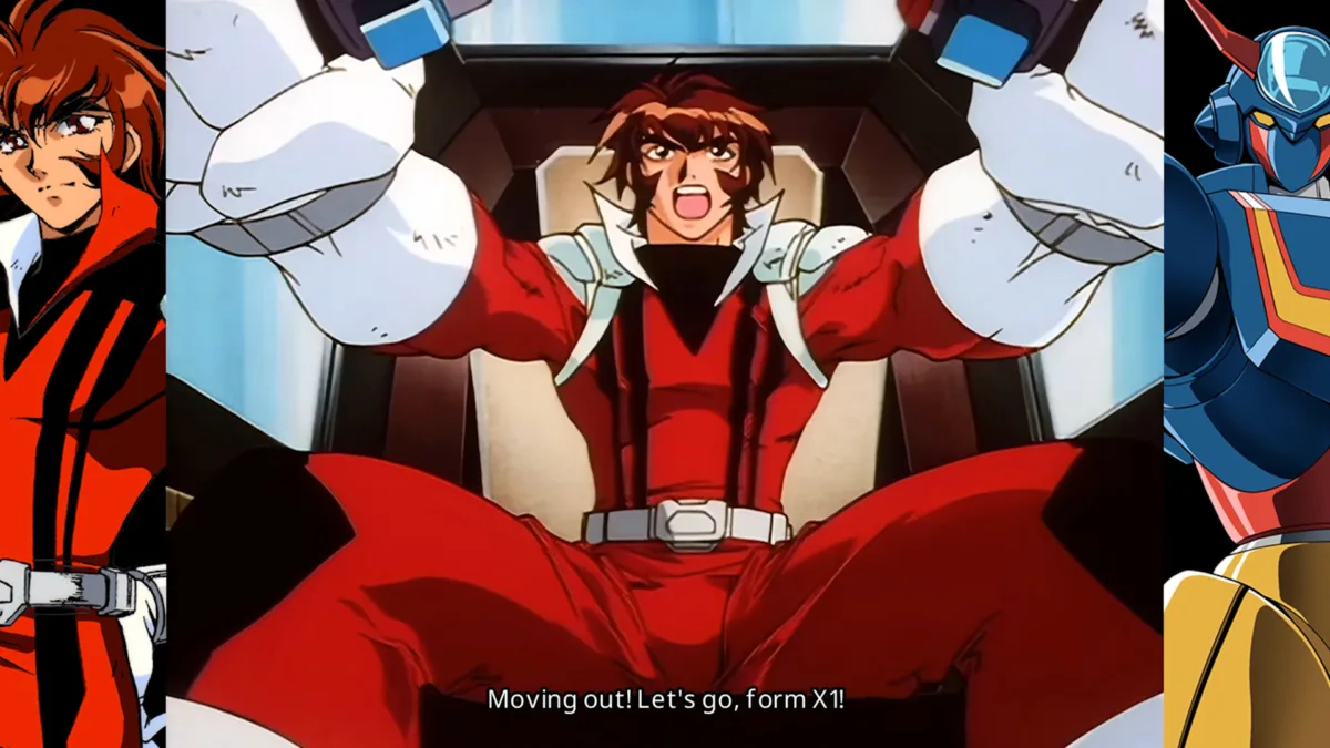 fermo immagine di uno degli intermezzi ad episodi di Geppy-X