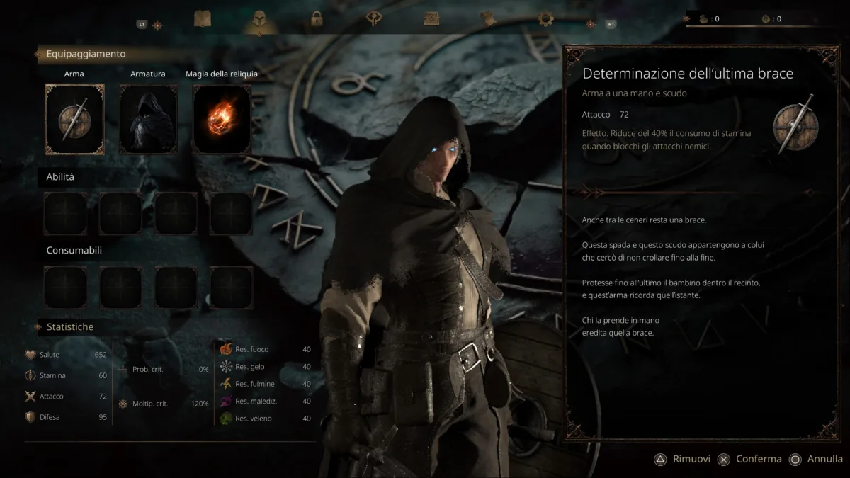Inventario di The Relic: First Guardian