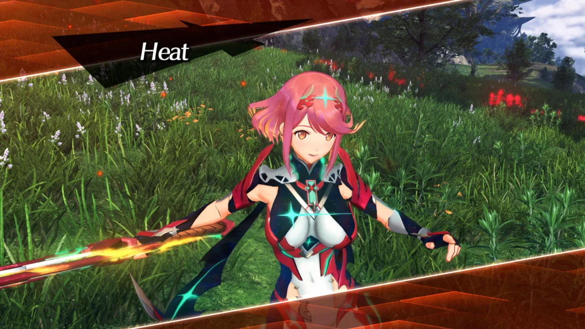 Il nuovo costume di Pyra nella Switch 2 Edition di Xenoblade Chronicles 2